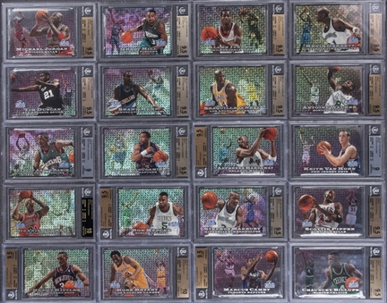 1997-98 Flair Showcase Collection "Row 0" BGS-Graded Complete Set (80)